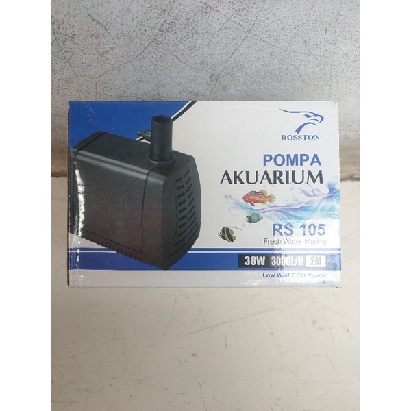 Pompa Celup Aquarium Kolam / Water Pump ROSSTON RS 105 Low Watt