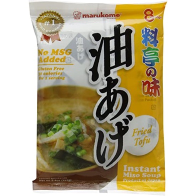 

Marukome Instan Miso Soup Ryotei No Aji Fried Tofu