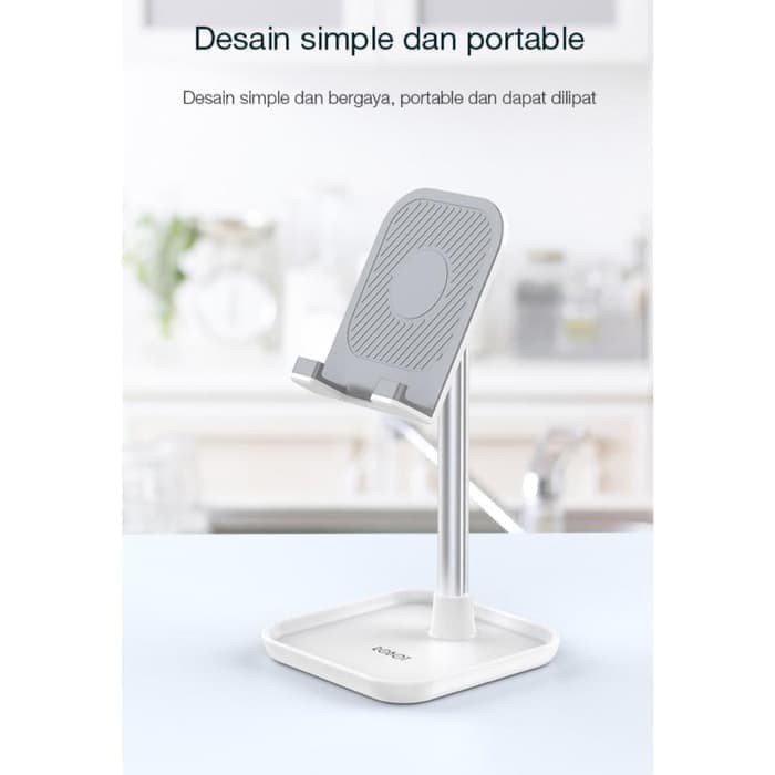 Robot RT-US04 Liftable Foldable Phone Holder Stand HP di Meja ORIGINAL