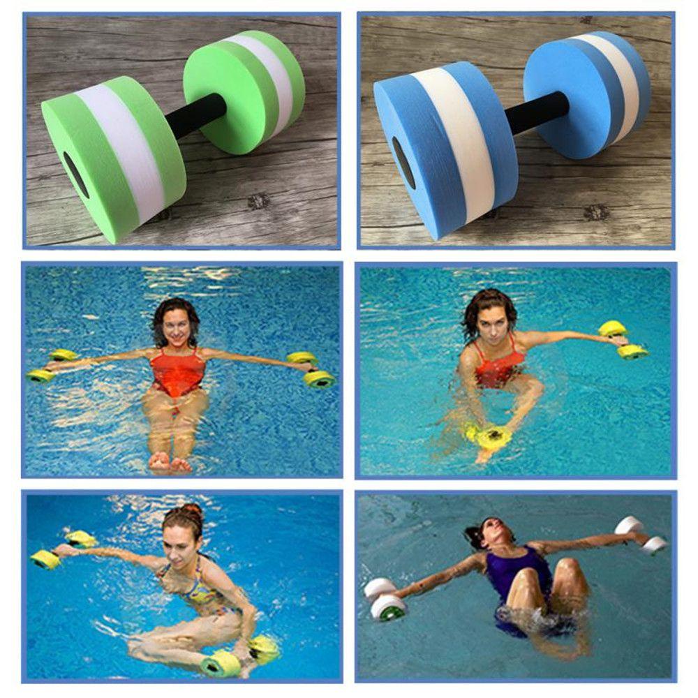 Top water floating dumbbell Portable Latihan Kolam Busa EVA The dumbbell water