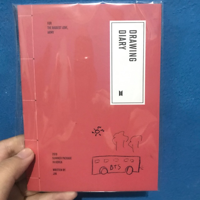 DRAWING DIARY JIN SUMMER PACKAGE 2019
