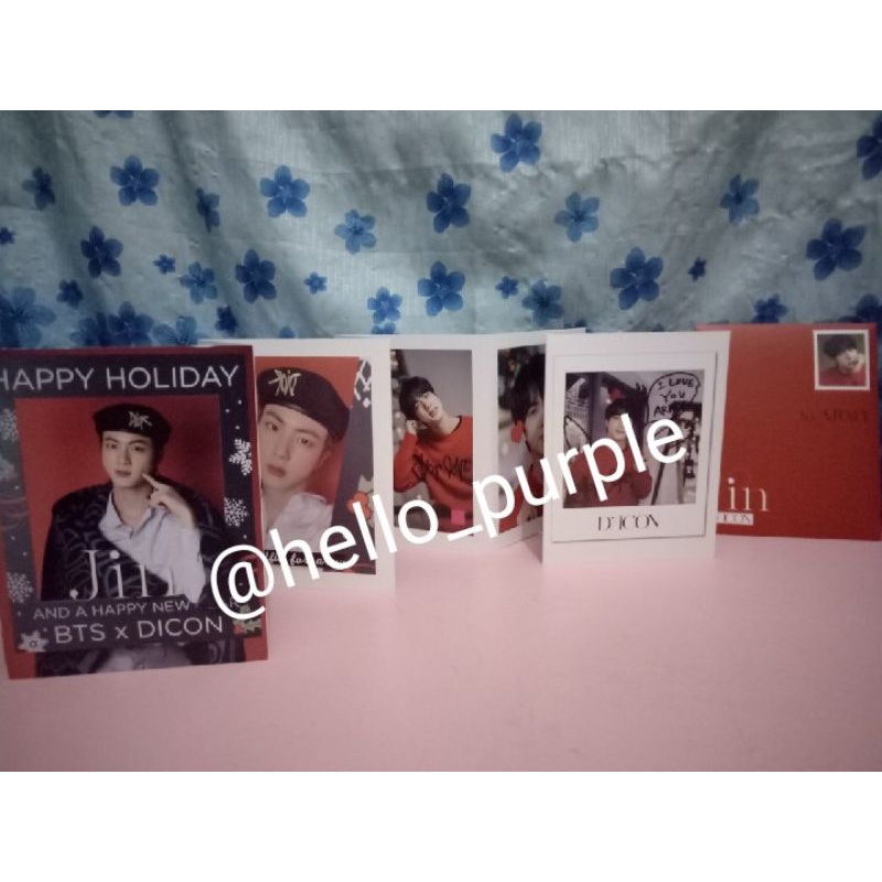 READY BTS ACCORDION DICON JIN OFFICIAL