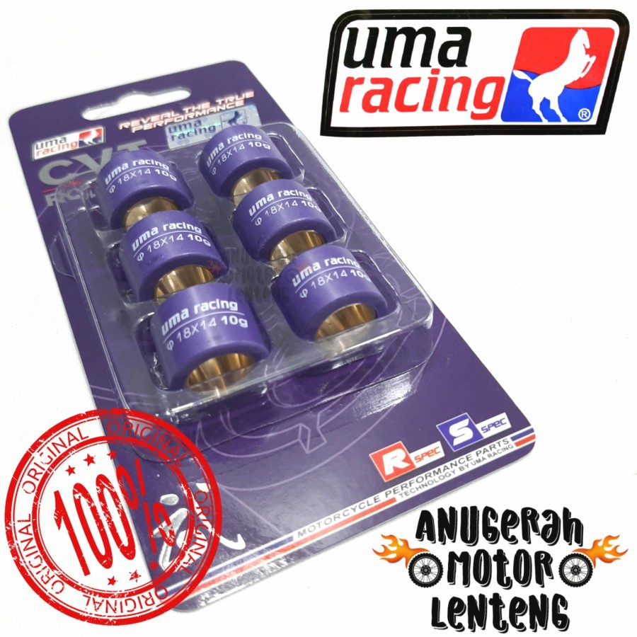 Roller Uma Racing 10 G 10 Gram Vario Beat FI ESP Scoopy FI Spacy FI