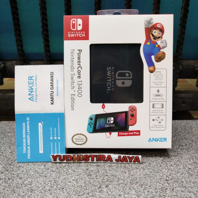 Anker PowerCore 13400mAh Nintendo Garansi Resmi ANKER