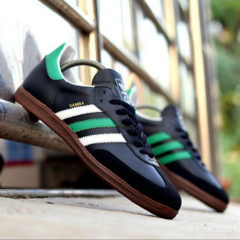 ADIDAS SAMBA OG BLACK LIST GREEN&WHITE ORIGINAL BNWB