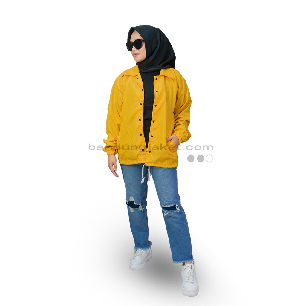 JACKET Coach BASIC MUSTARD II Jaket Coach Polos II jaket  Windbreakers model TRENDY