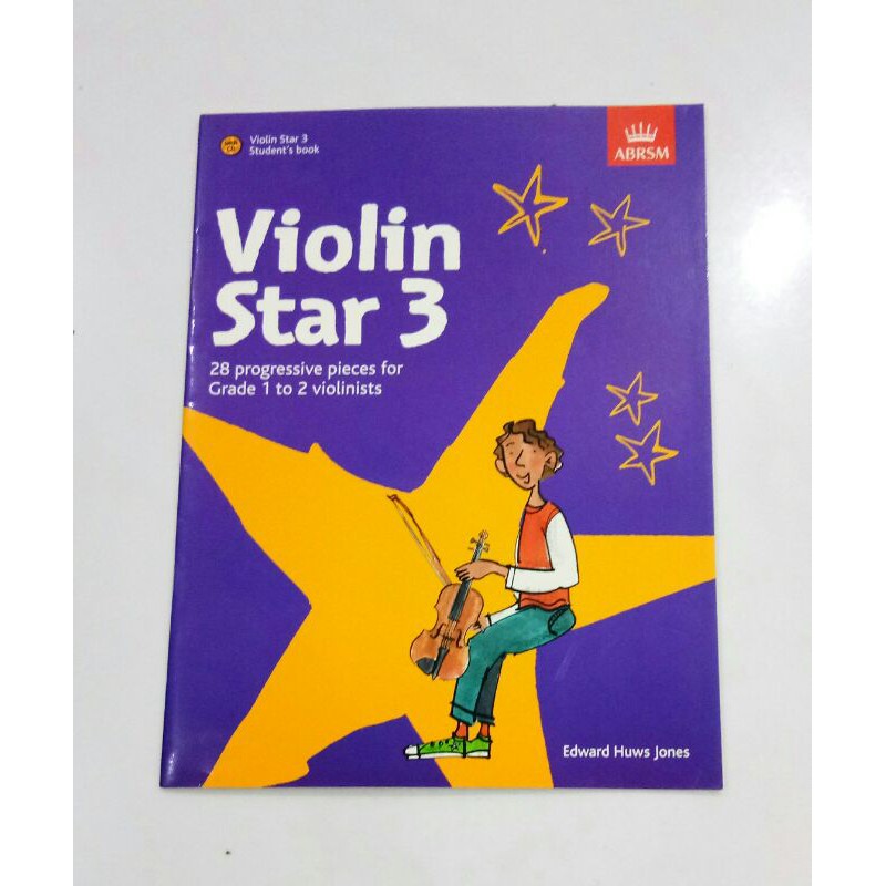 Violin Star 3 Buku biola dilengkapi dengan CD pengiring Violin Book