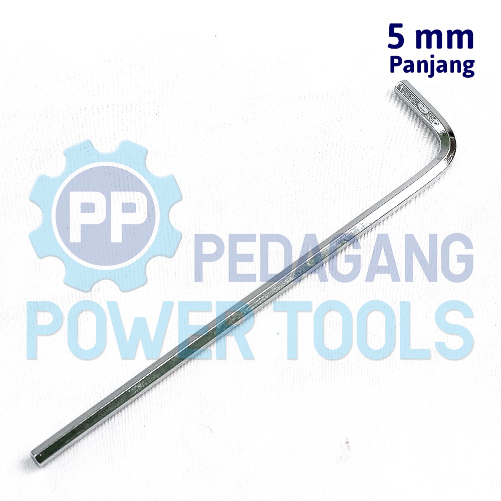 MOLLAR SATUAN 5 MM FLAT KUNCI L PANJANG LONG HEX KEY WRENCH HEXAGONAL