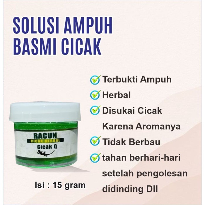 Racun Cicak &quot; CICAK Q &quot; perangkap cicak / jebakan cicak ampuh