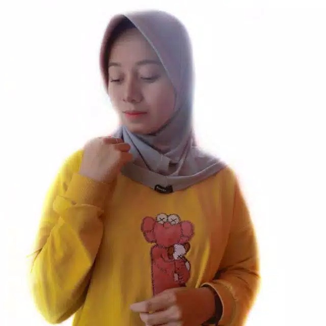 HIJAB SPORT PENDEK POLOS PET BESAR AZZURA