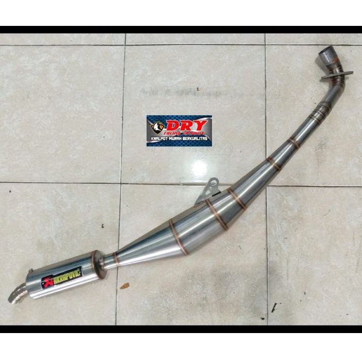 KNALPOT FIZ R/FORCE ONE STANDAR RACING AKRAPOVIC FULL STENLESS
