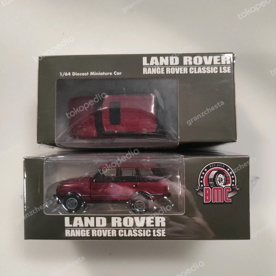 BM CREATIONS LAND ROVER 1992 RANGE ROVER CLASSIC LSE RED aa