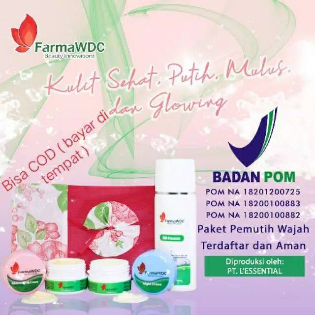 Farma wdc bpom aman bumil busui (bonus masker glow atau anti iritasi sesuai stok ready)