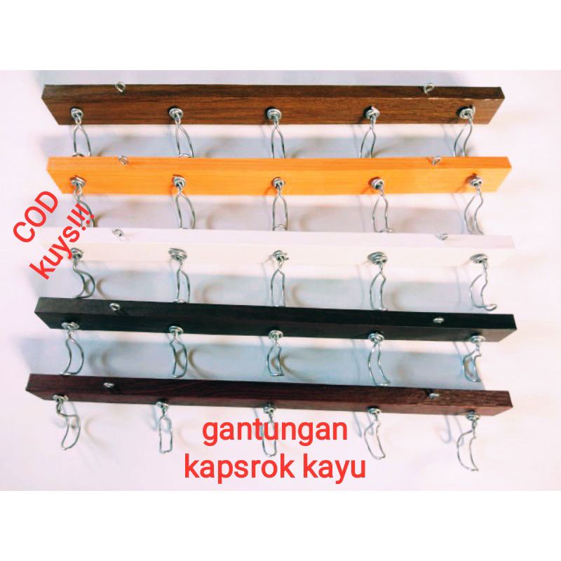 Gantungan baju cantolan besi/kpstoktop kayu/hanger