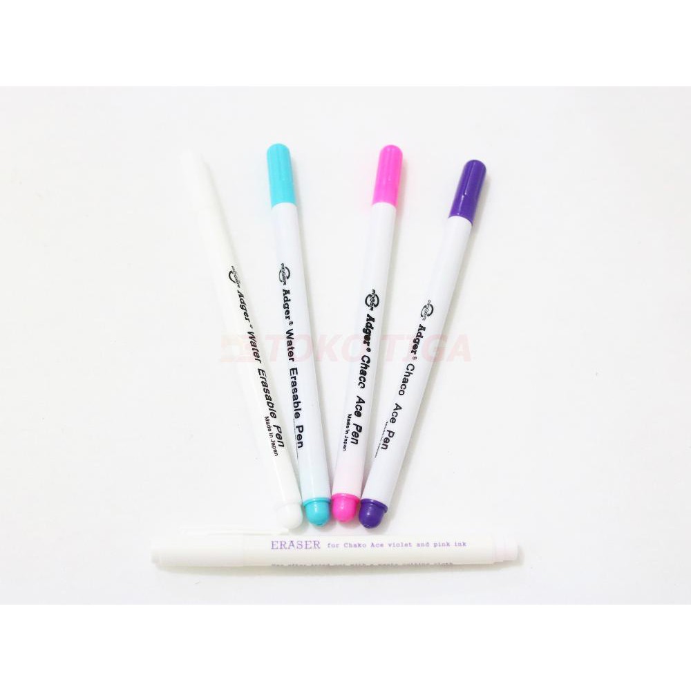 

Spidol Penanda Kain - Water Erasable Pen - Fabric Marker Merk Adger Terbaik