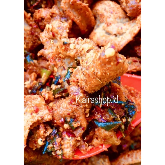 250 GR KULIT CRISPY PEDES DAUN JERUK | ORIGINAL DAUN JERUK