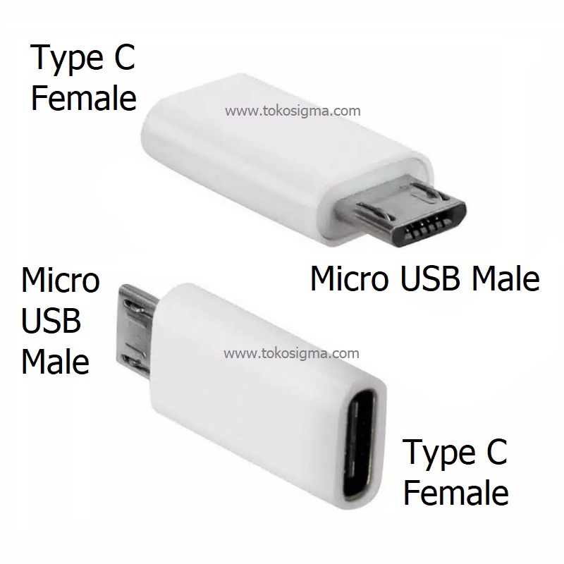 CONVERTER USB 3.1 Type C Female to Micro USB Male Connector Adapter