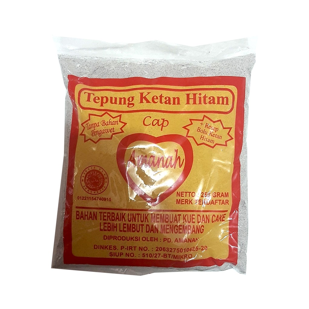 

Tepung Ketan Hitam Amanah / Ketan Hitam Halus 250gr | BEKASI