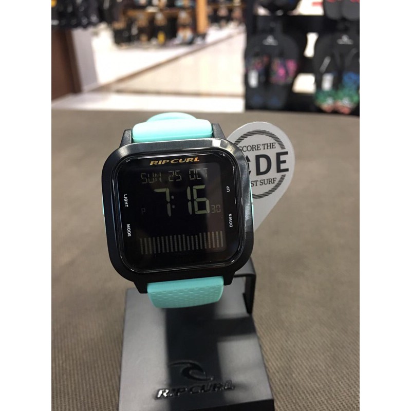 jam tangan rip curl next tide digital mint