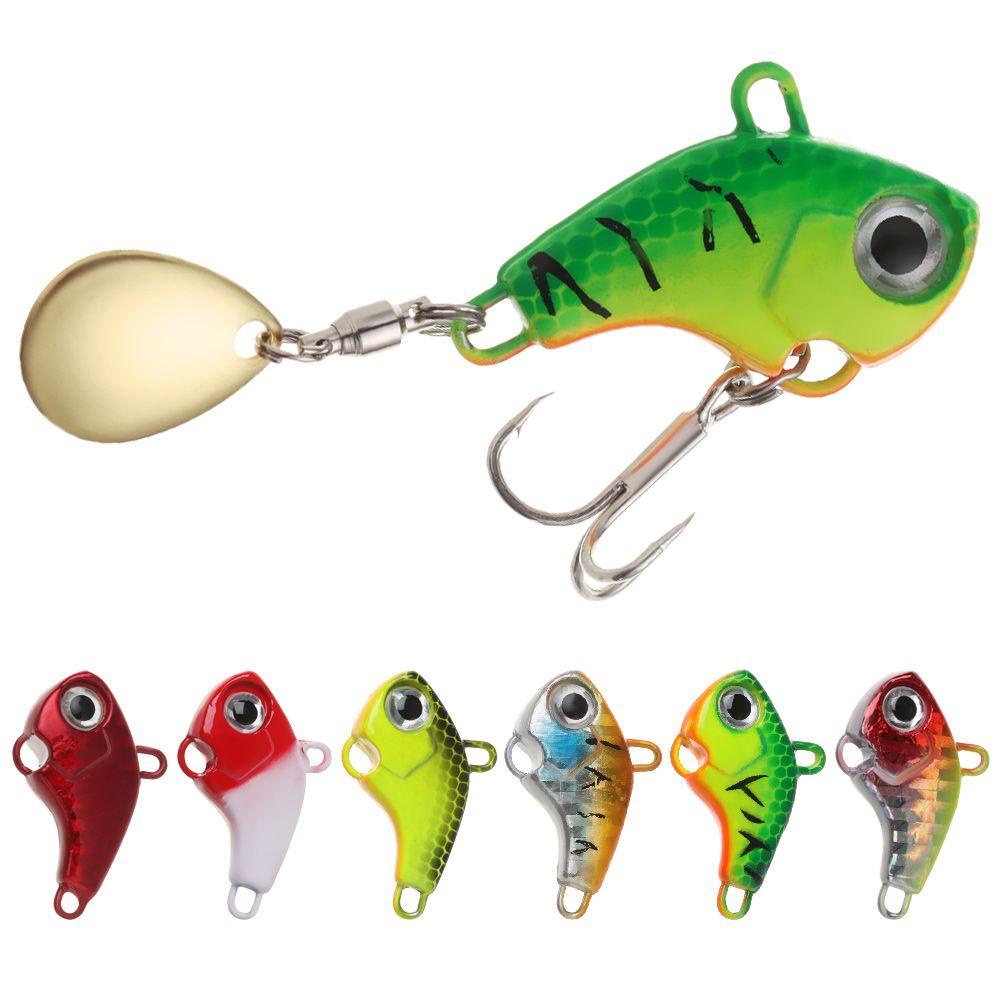 Umpan Pancing Logam Nanas Spinner Tackle Tenggelam Getar Putar Payet Treble Hook