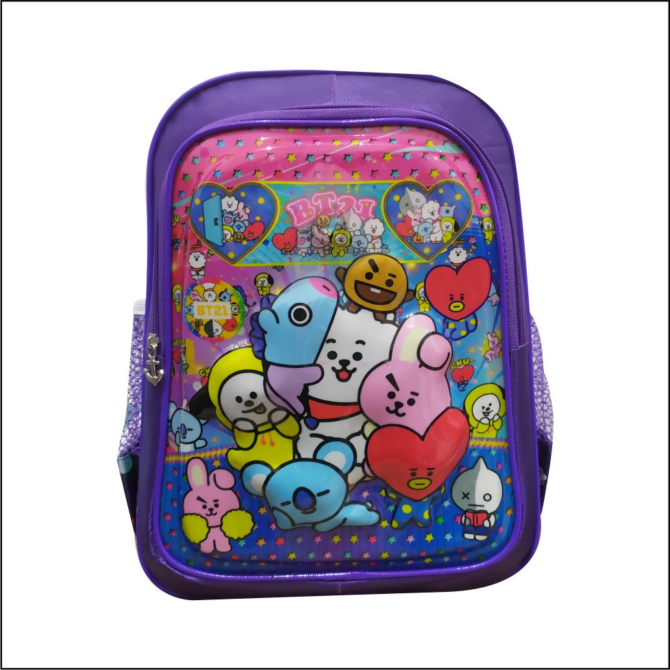 Tas Sekolah Karakter Gambar Emboss Untuk Tas Anak Perempuan Bagpack Sekolah Cartoon - PG - 8868