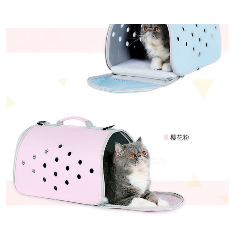 Pet Carrier Tas Traveling Hewan Kucing Kelinci Marmut Import