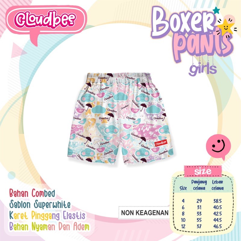 Celana Pendek Anak Celpen Boxer Dino Cloudbee