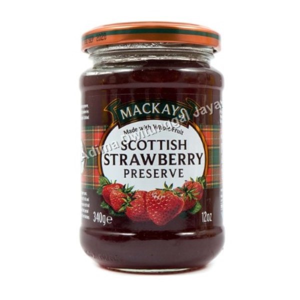 Selai Strawberry Scotlandia Mackays / Mackays Scottish Strawberry 340 gr