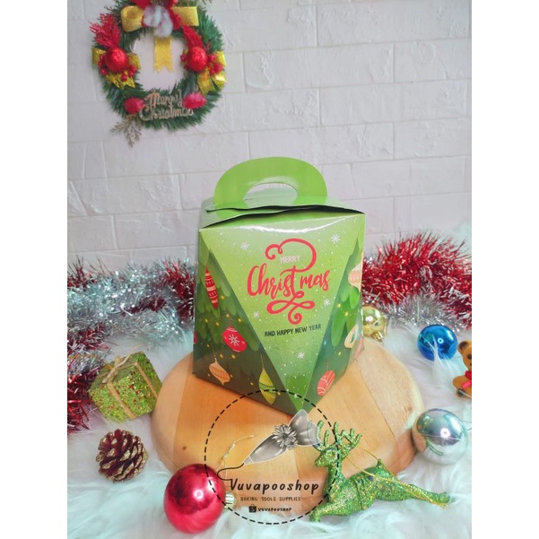 Box Toples Pohon Natal / Box Hampers Natal / Dus Toples Natal