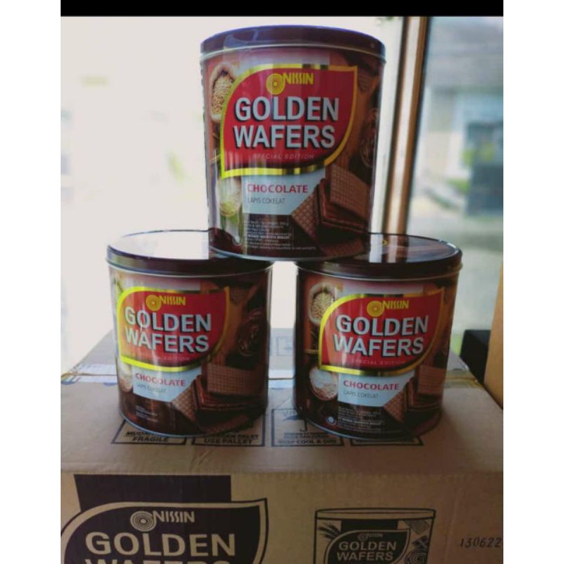NISSIN GOLDEN WAFER CHOCOLATE 300GR