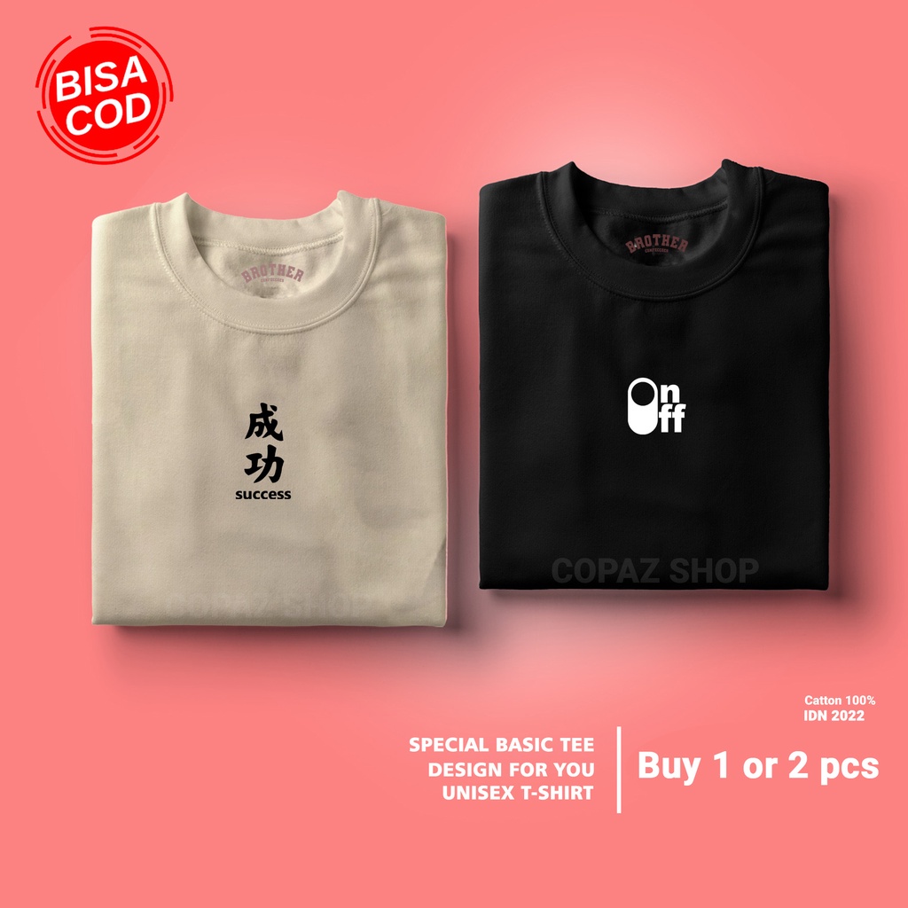 ( PROMO COD ) BROTHER STORE / Kaos Distro Pria Cewek cowok / Kaos Distro100% Catoon Combed 30s / ArticelCNSO