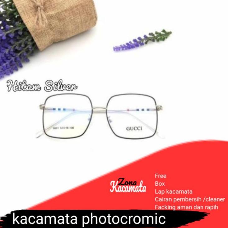 kacamata photocromic kode 9691 size 50-20-140 khusus normal(no minus,plus,cyl) Termurah[04/12.12]