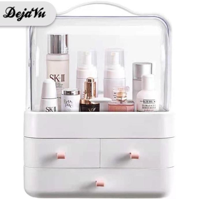 

Rak Kosmetik Allat Make Up Box Kosmetik Serbaguna Acrylic - Kotak