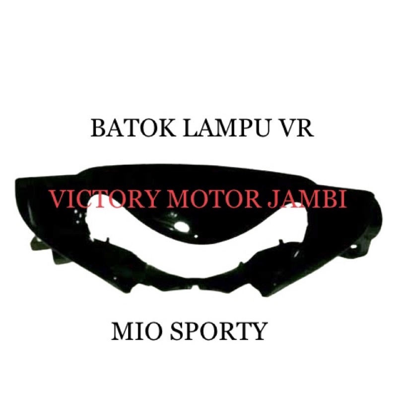 KAP BATOK LAMPU DEPAN MIO SPORTY HITAM VR