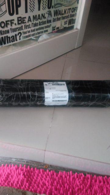 Wallpaper Dinding Garis Bintang Pink