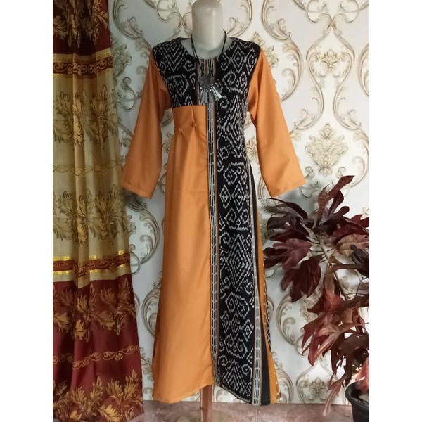 gamis tenun Jepara habibah