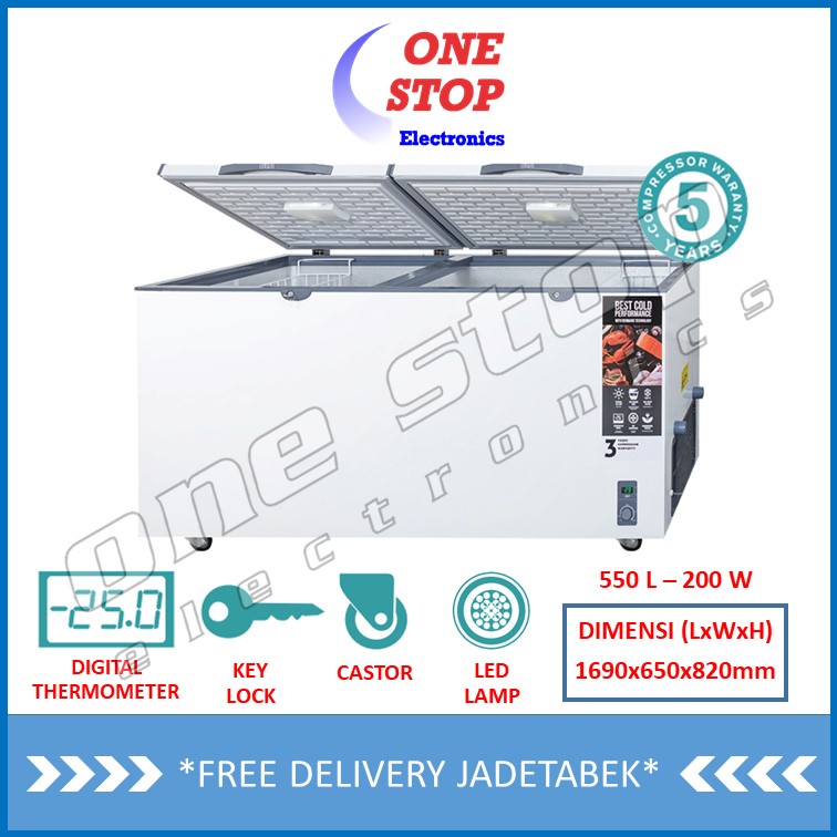 GEA AB-600-T-X / AB-600TX Chest freezer 550L