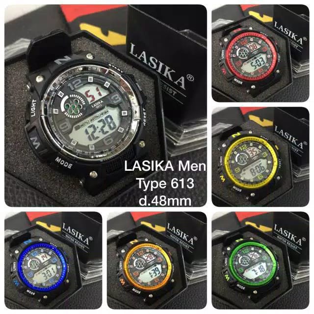 Jam Tangan Pria Sporty Anti Air Lasika Original LSK-613