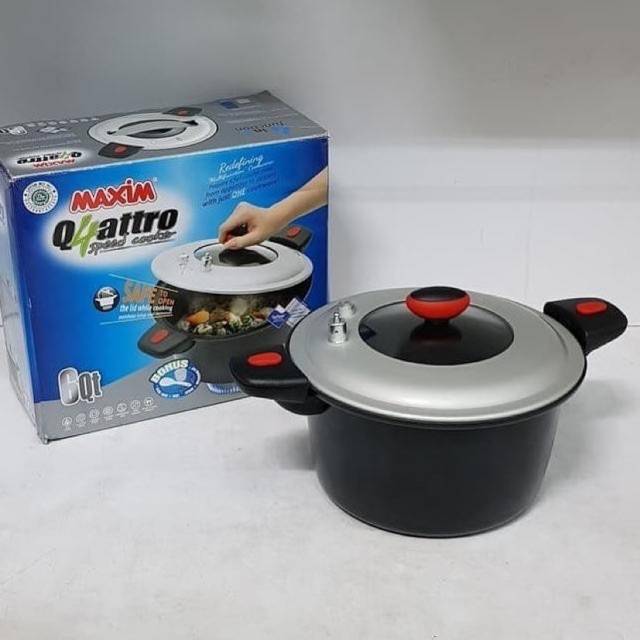 MAXIM Panci Presto Quatro Speed Cooker 6Liter 4 in 1 QUAT24PC