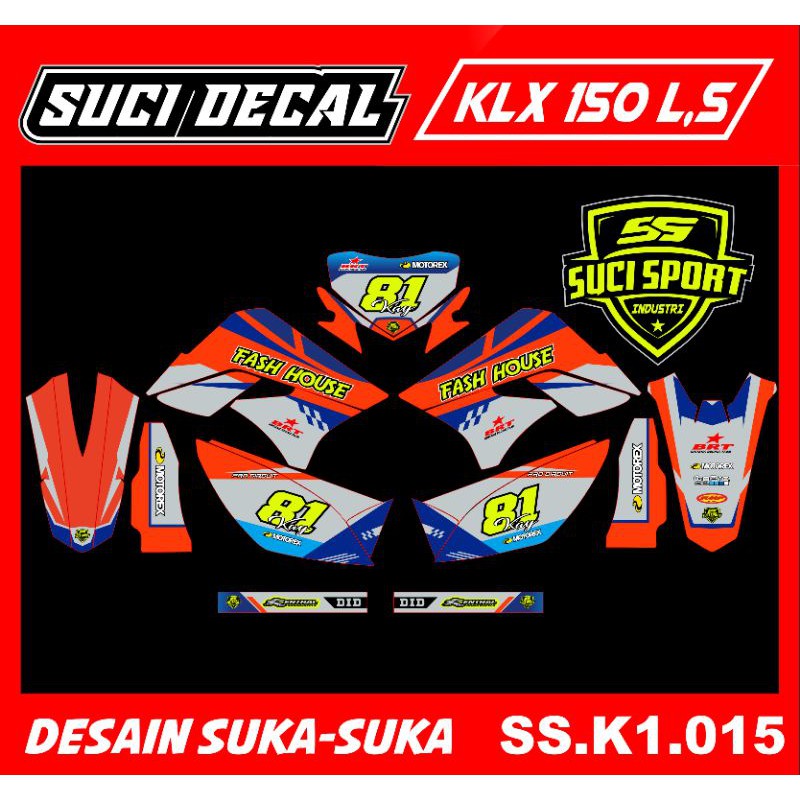 DECAL KLX 150 L,S
