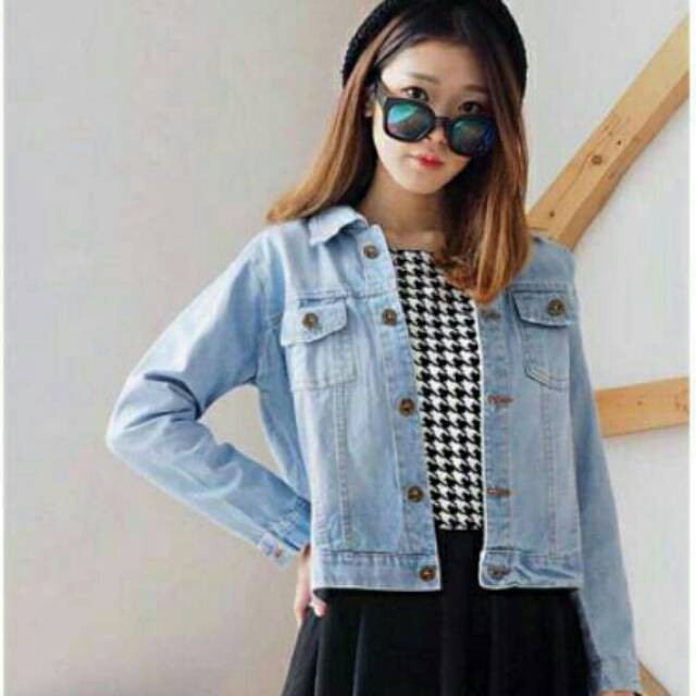 COD AFNIA JAKET | JACKET JEANS | JACKET JEANS WASH | JAKET WANITA