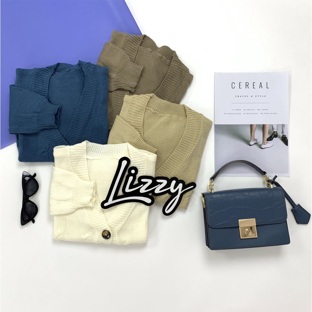 Lizzy - HAZEL CABLE CARDIGAN
