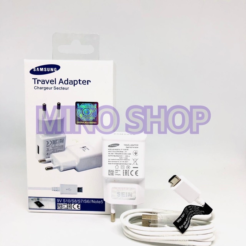 CHARGER - TC - CASAN ORI SAMSUNG NOTE 5 COLOKAN MICRO USB