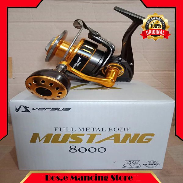 Reel Pancing Spining Versus mustang 8000 10 1 bb Ball Bearing