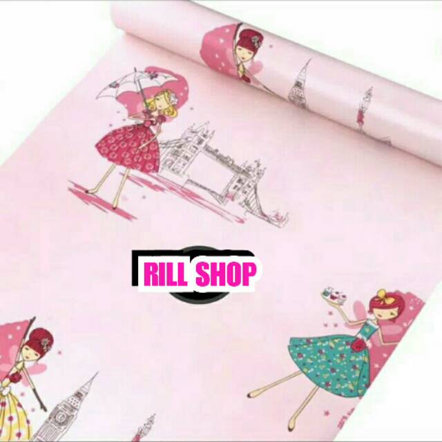 Wallpaper dinding motif Anime A