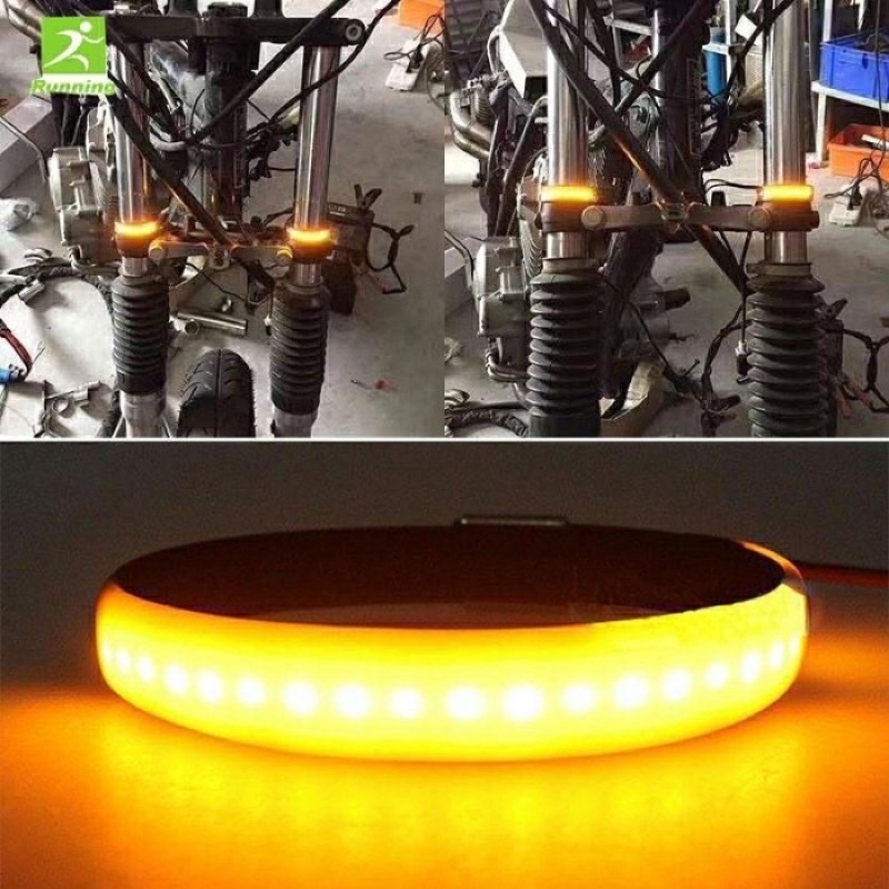 Lampu Led Strip Flexible Shock Motor 2 Tone / Lampu Shok Breaker Motor / Lampu sein Melingkar