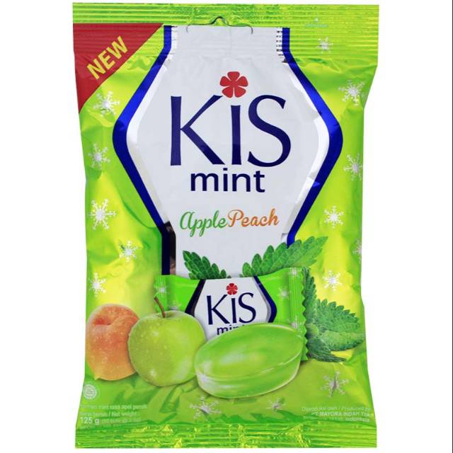 

PERMEN KIS MINT APPLE PEACH 125G