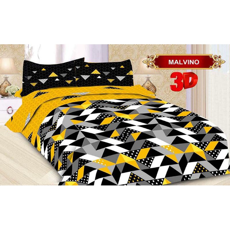 Sprei Bonita Size King 180 X 200 Motif Malvino