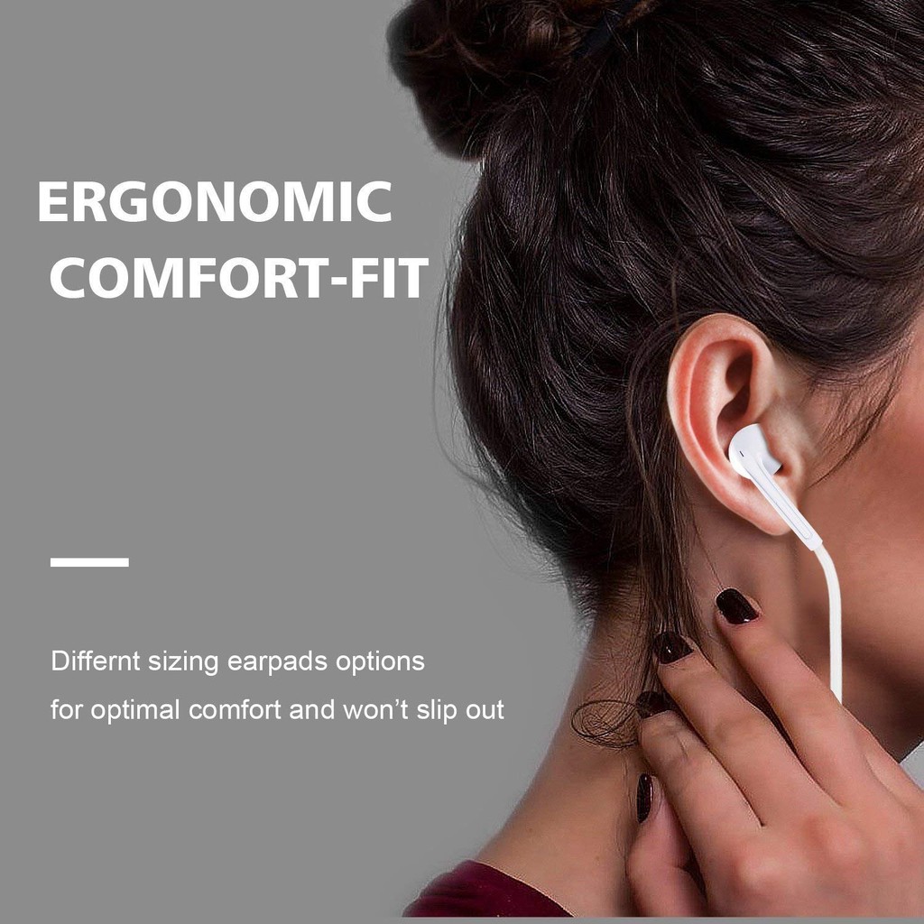【COD】Jovitech Earphone in Ear Earbuds Silikon Kabel Noise Cancelling Awet Headset Bass In-ear 3.5mm