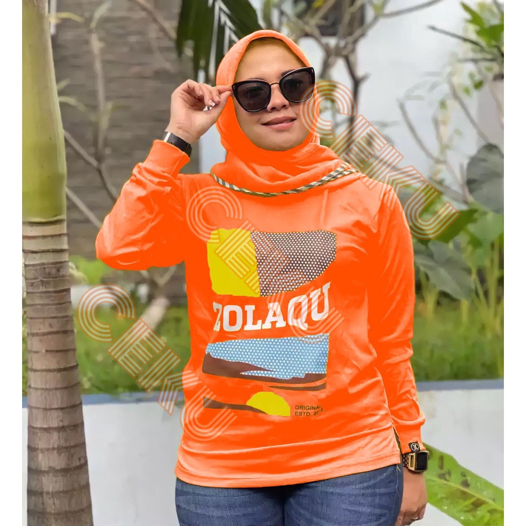 Atasan Wanita Lengan Panjang Zolaqu Muslimah //Termurah // Terlaris // Kaos Wanita // TRENDY//TERBARU 2022